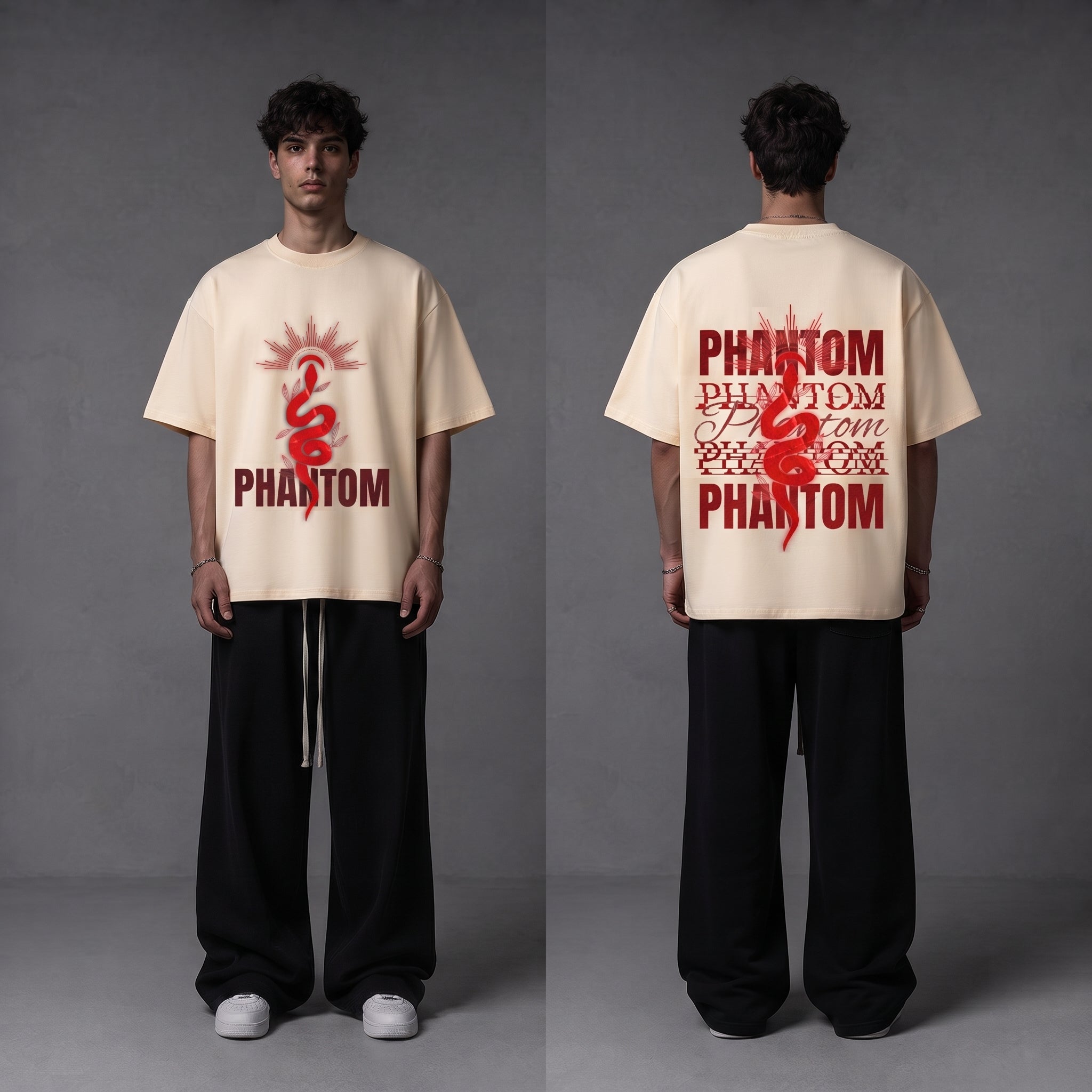 [JA.ELITE] PHANTOM SERPENT Halo Dropped Tee