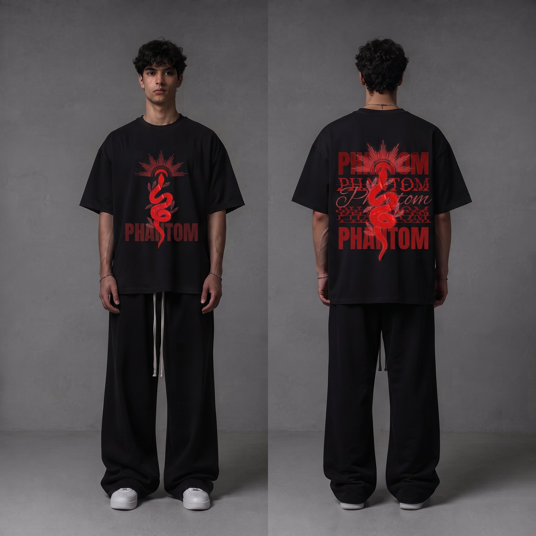 [JA.ELITE] PHANTOM SERPENT Halo Dropped Tee