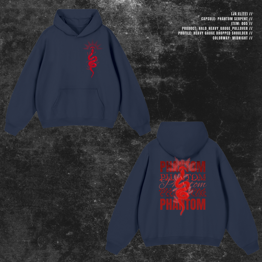 [JA.ELITE] PHANTOM SERPENT Halo Heavy-Gauge Pullover