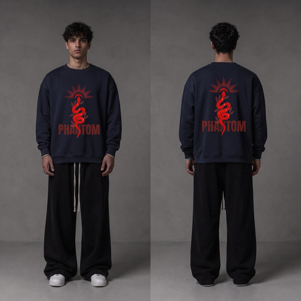 [JA.ELITE] PHANTOM SERPENT Halo Heavy-Gauge Crewneck Sweatshirt