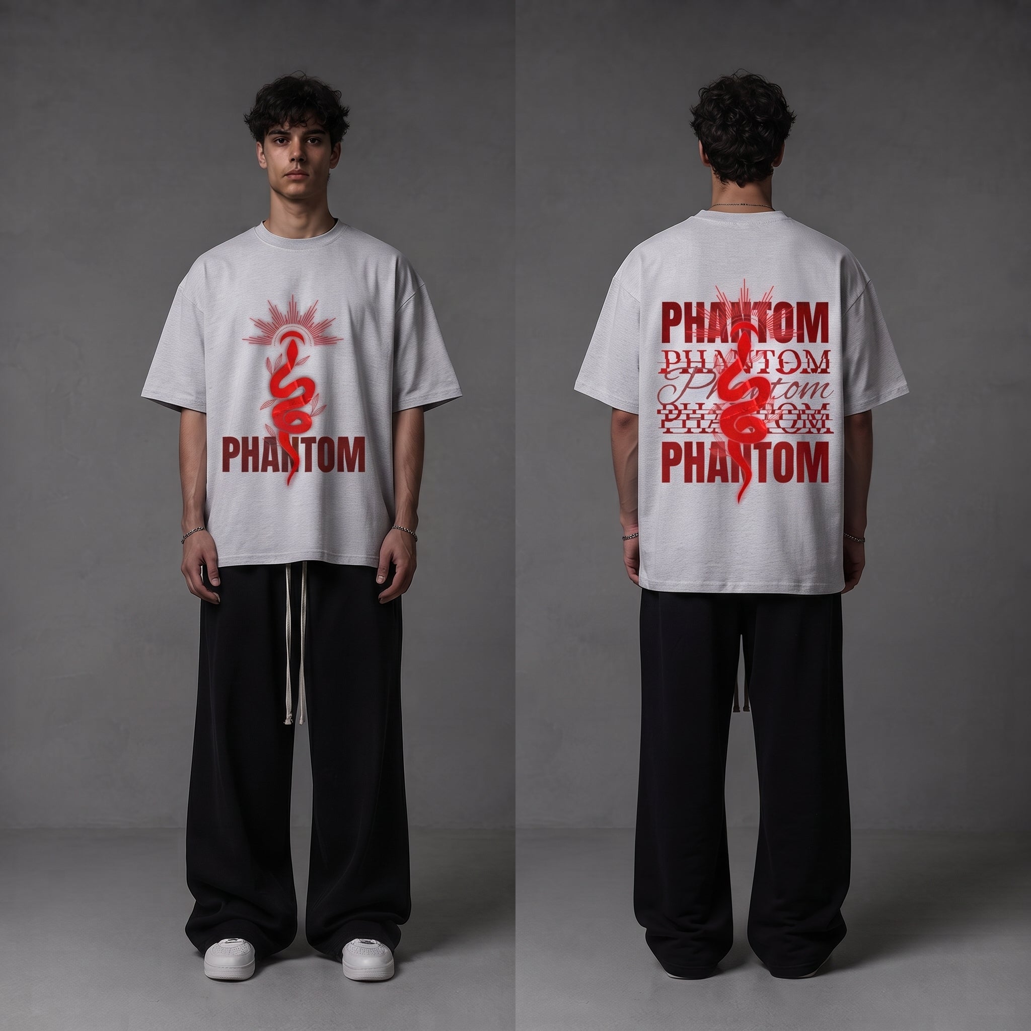 [JA.ELITE] PHANTOM SERPENT Halo Dropped Tee