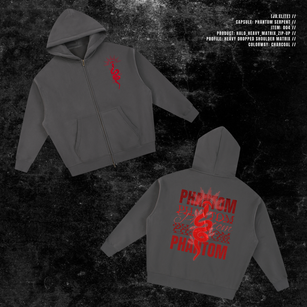[JA.ELITE] PHANTOM SERPENT Halo Matrix Zip-Up