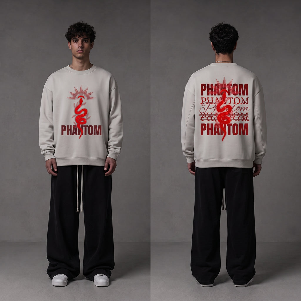 [JA.ELITE] PHANTOM SERPENT Halo Heavy-Gauge Crewneck Sweatshirt