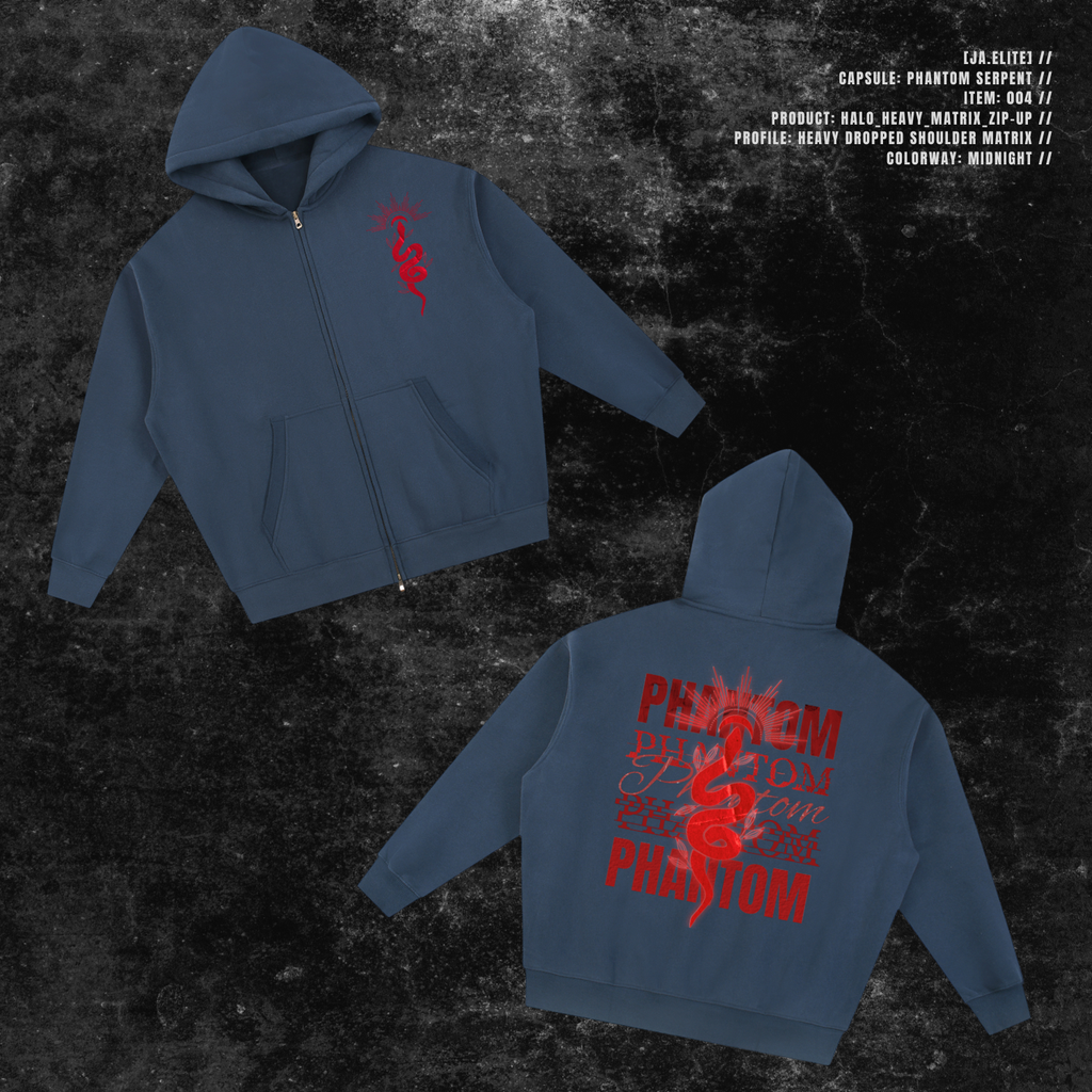 [JA.ELITE] PHANTOM SERPENT Halo Matrix Zip-Up