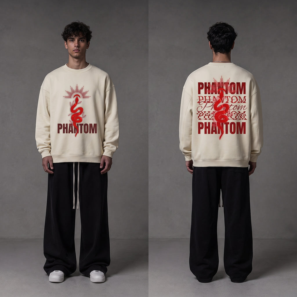 [JA.ELITE] PHANTOM SERPENT Halo Heavy-Gauge Crewneck Sweatshirt
