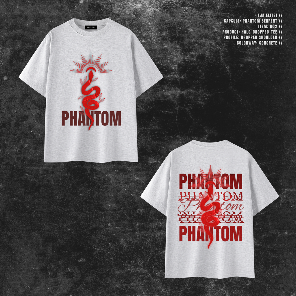 [JA.ELITE] PHANTOM SERPENT Halo Dropped Tee