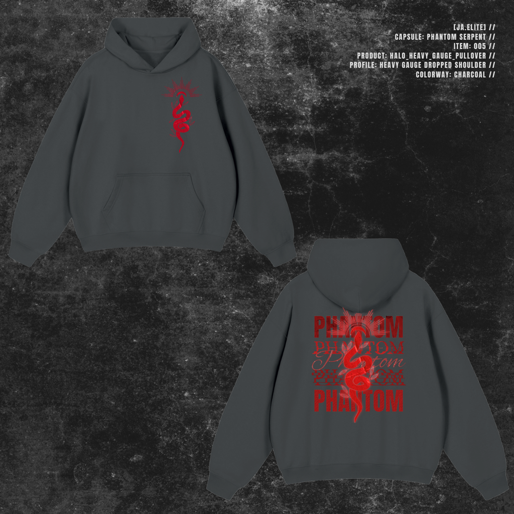 [JA.ELITE] PHANTOM SERPENT Halo Heavy-Gauge Pullover