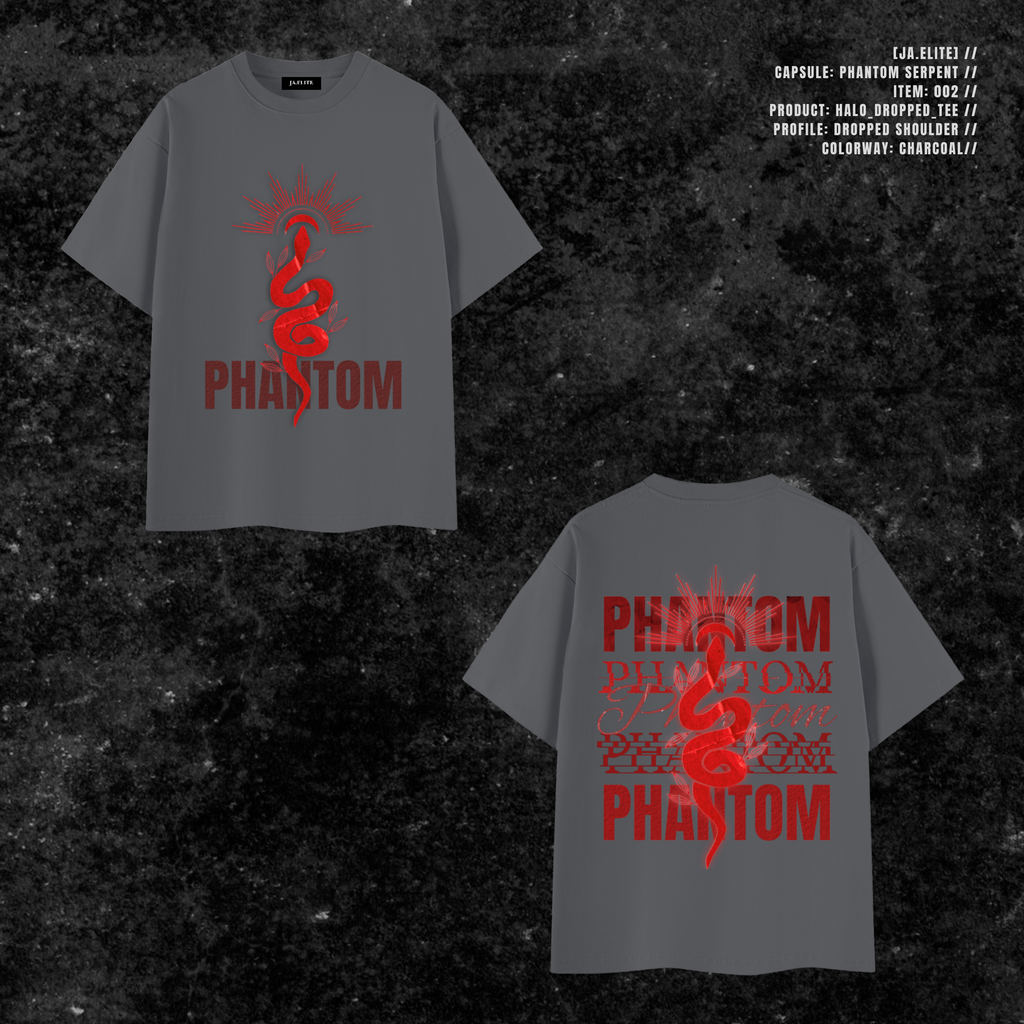 [JA.ELITE] PHANTOM SERPENT Halo Dropped Tee