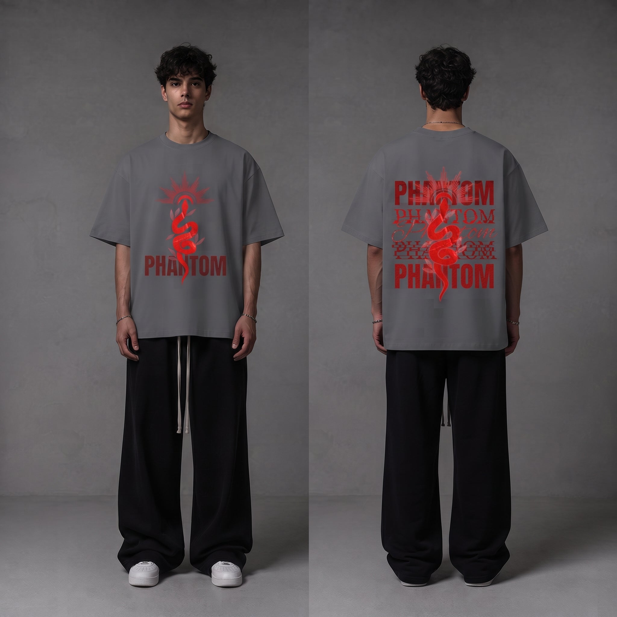 [JA.ELITE] PHANTOM SERPENT Halo Dropped Tee